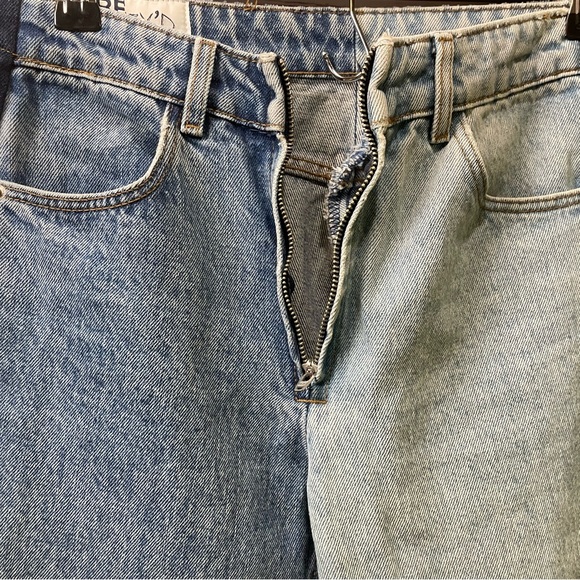 Zara TRF Denim IX'D Makers Women's Multi-Toned Jeans with Zipper - size 2 - Picture 3 of 5
